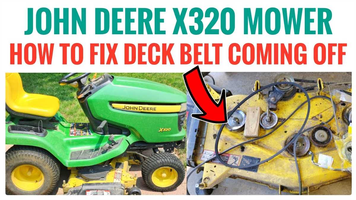 How To Assemble The Belt Diagram For The John Deere X580 54 Inch Mower Deck