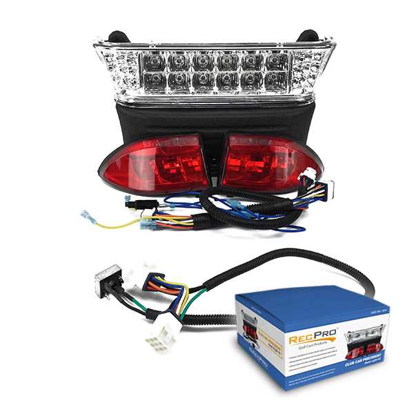 How To Wire Club Car Precedent Lights Volt Diagram And Instructions