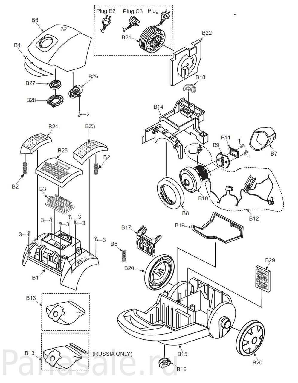 Exploring The Inner Workings Kenmore Canister Vacuum Parts Diagram