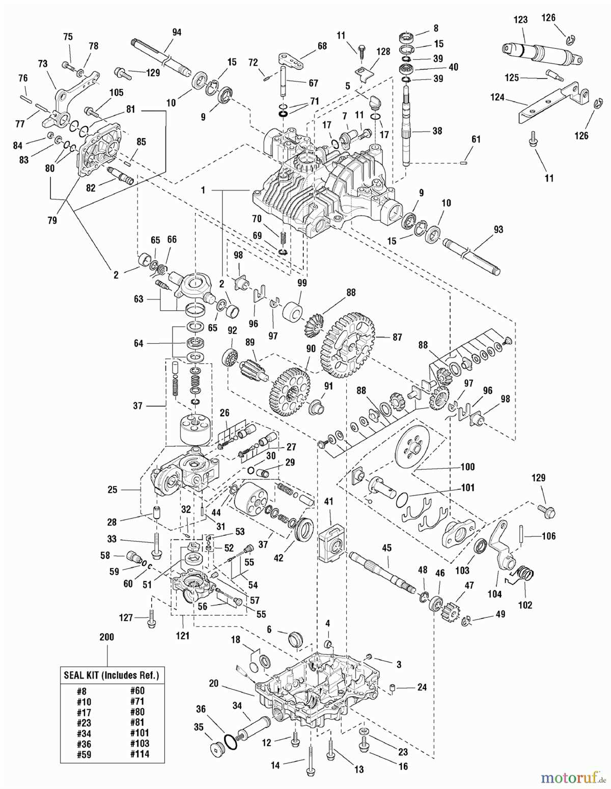 Discovering The Inner Workings Of Tuff Torq K57 A Detailed Parts Diagram